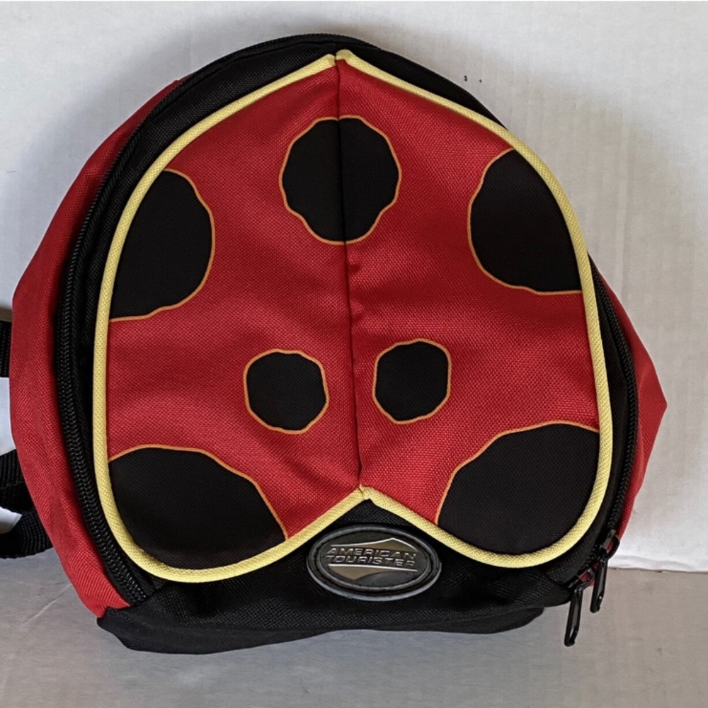 American Tourister Mini (10”) Carry-on Lady Bug Themed Backpack-Style Zipped Bag